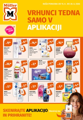 Muller katalog Vrhunci tedna v aplikaciji do 20.6.