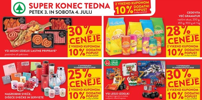Spar in Interspar vikend akcija do 4.7.