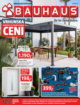 Bauhaus katalog avgust 2026