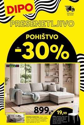 Dipo katalog Pohištvo do -30% do 25.7.