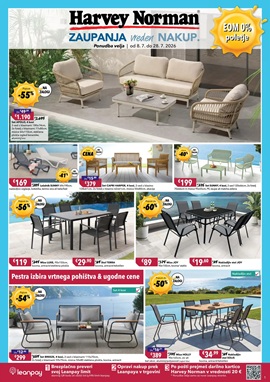 Harvey Norman katalog Vrtno pohištvo do 28.7.