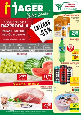 Jager katalog živila do 14.7.