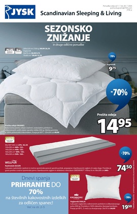 JYSK katalog Sezonsko znižanje do 28.7.