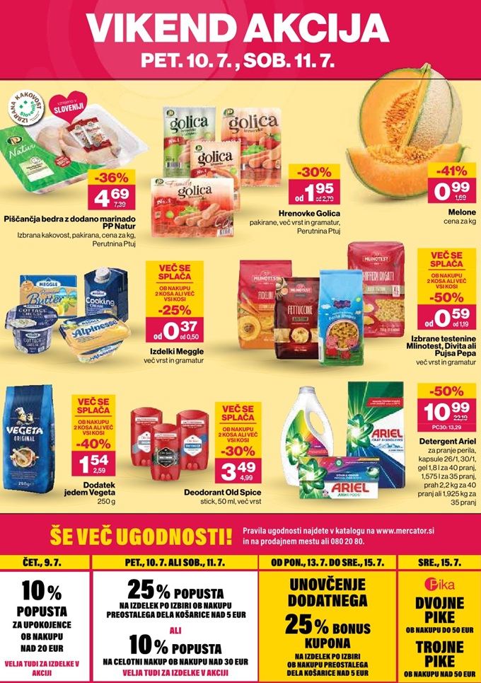 Mercator vikend akcija
