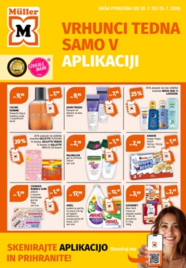Muller katalog Vrhunci tedna do 25.7.