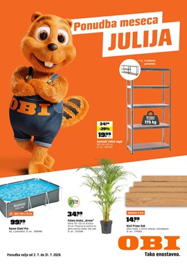 OBI katalog julij 2026
