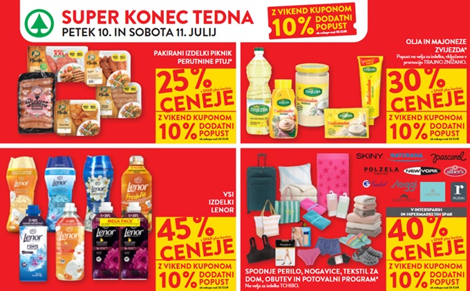 Spar in Interspar vikend akcija