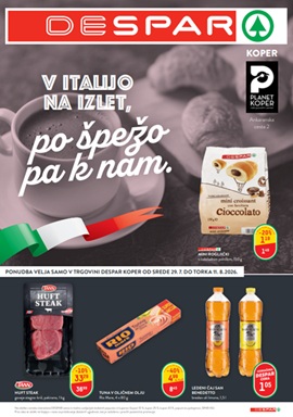Spar katalog Despar Koper do 11.8.