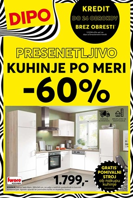 Dipo katalog Kuhinje po meri -60%