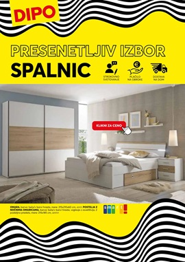 Dipo katalog Presenetljiv izbor spalnic