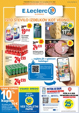 E Leclerc katalog Best offer do 22.8.