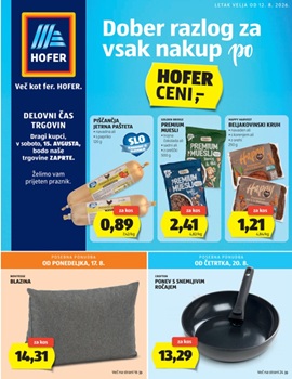 Hofer katalog od 12.8.