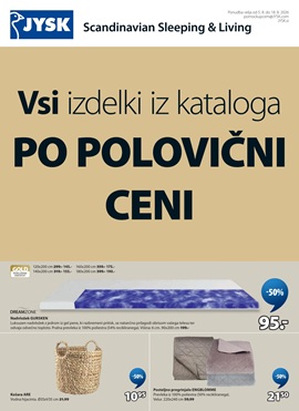 JYSK katalog Vsi izdelki iz kataloga po polovični ceni