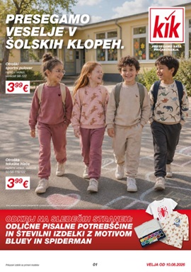KiK katalog Presegamo veselje v šolskih klopeh