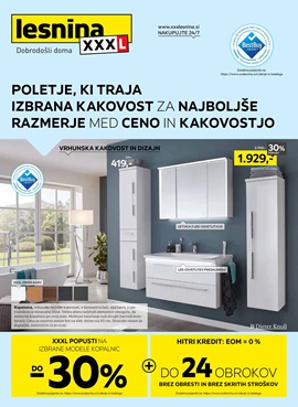 Lesnina katalog Poletje, ki traja – izbrana kakovost za najboljše razmerje med ceno in kakovostjo