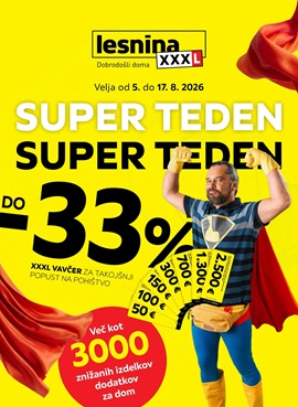 Lesnina katalog Super teden