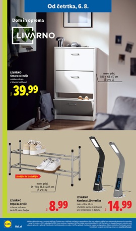 Lidl katalog neživila od 6.8.