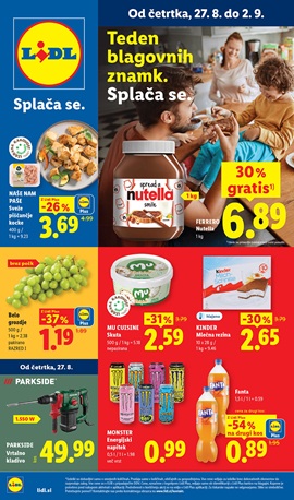 Lidl katalog živila do 2.9.