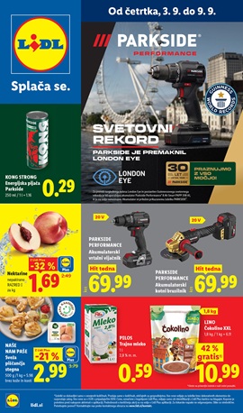 Lidl katalog živila do 9.9.