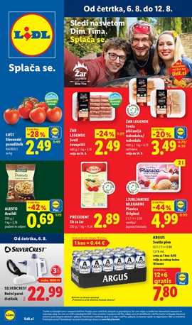 Lidl katalog živila do 12.8.