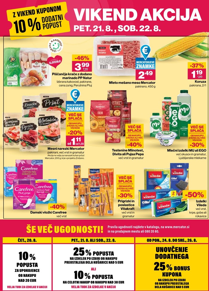 Mercator vikend akcija