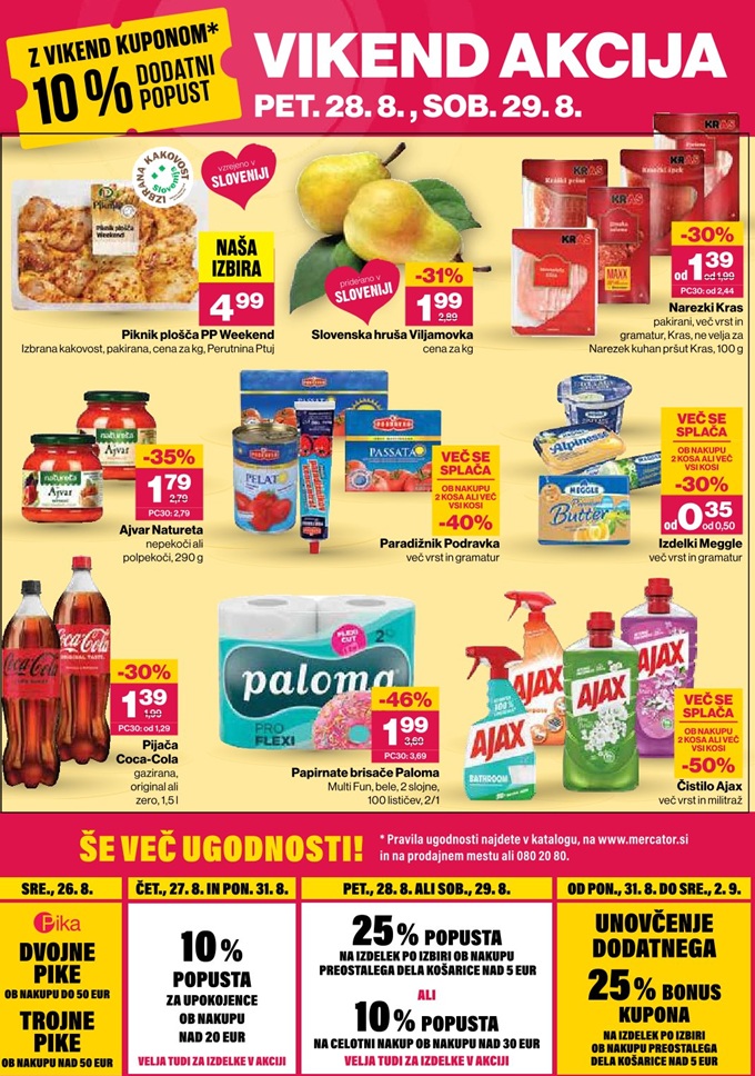 Mercator vikend akcija