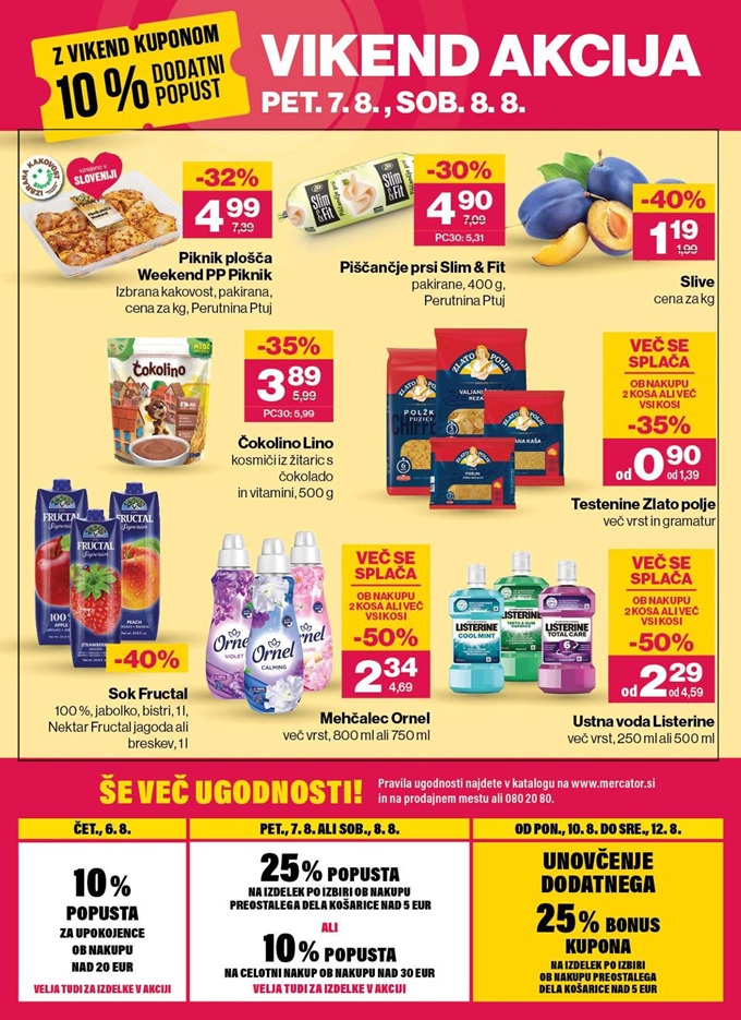Mercator vikend akcija
