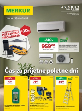 Merkur katalog avgust 2026