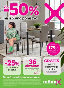 Momax katalog Do -50% na izbrano pohištvo