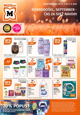 Muller katalog Dobrodošel september
