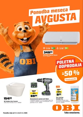 OBI katalog avgust 2026