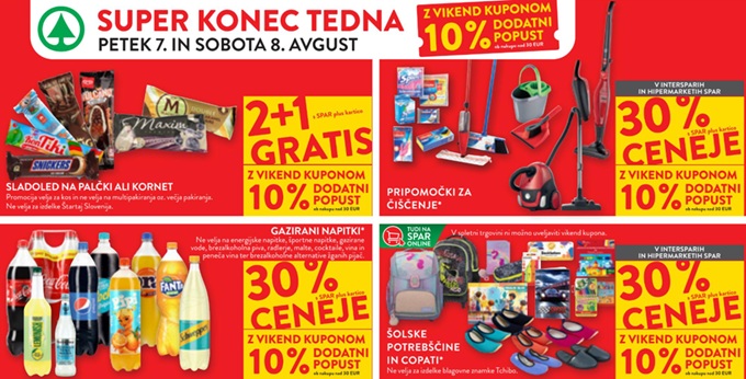 Spar in Interspar vikend akcija