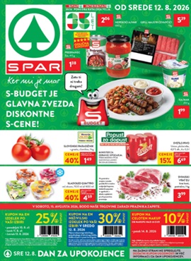 Spar in Interspar katalog do 18.8.