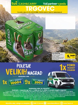 Tuš katalog Cash & Carry trgovec do 31.8.