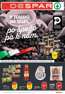Spar katalog Despar Planet Koper do 22.9.