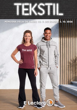 E Leclerc katalog tekstil do 3.10.