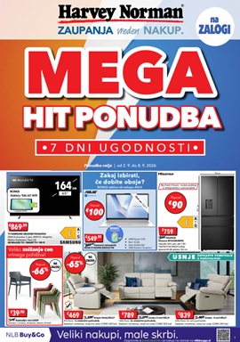 Harvey Norman katalog Mega hit ponudba
