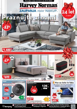 Harvey Norman katalog Praznujte z nami