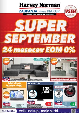 Harvey Norman katalog Super september