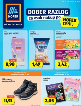 Hofer katalog od 30.9.