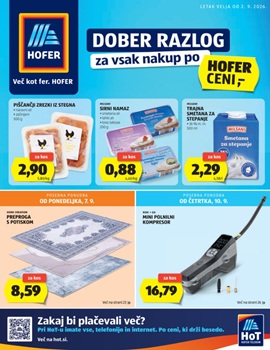 Hofer katalog od 2.9.
