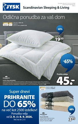 JYSK katalog do 13.9.