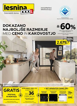 Lesnina katalog Dokazano najboljše razmerje med ceno in kakovostjo