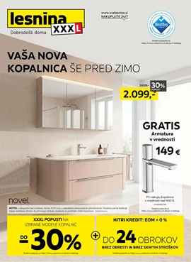 Lesnina katalog Vaša nova kopalnica še pred zimo