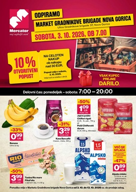 Mercator katalog market Nova Gorica