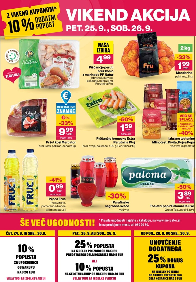 Mercator vikend akcija do 26.9.