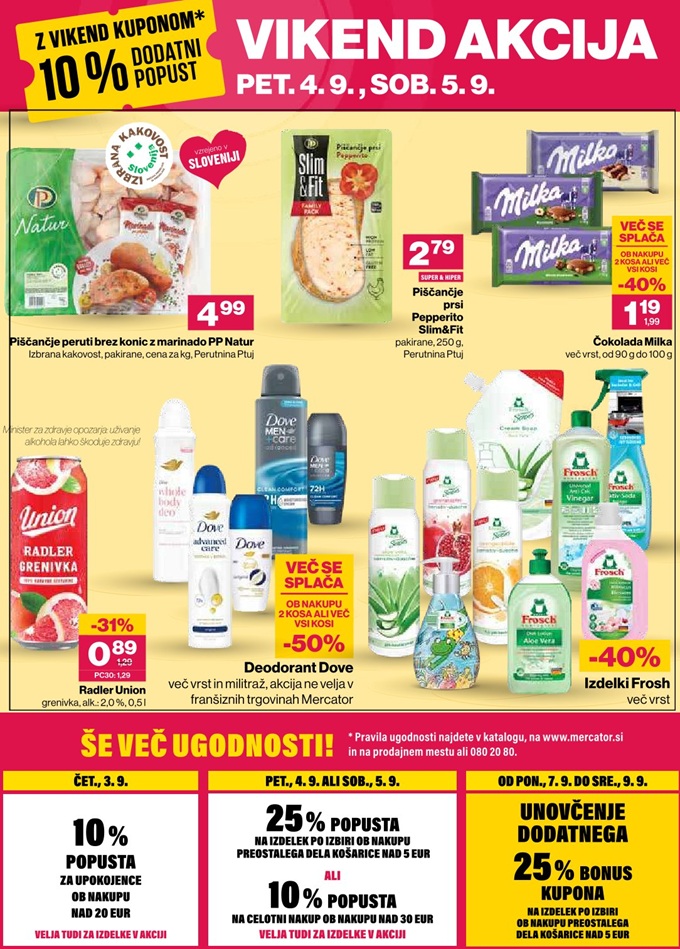 Mercator vikend akcija