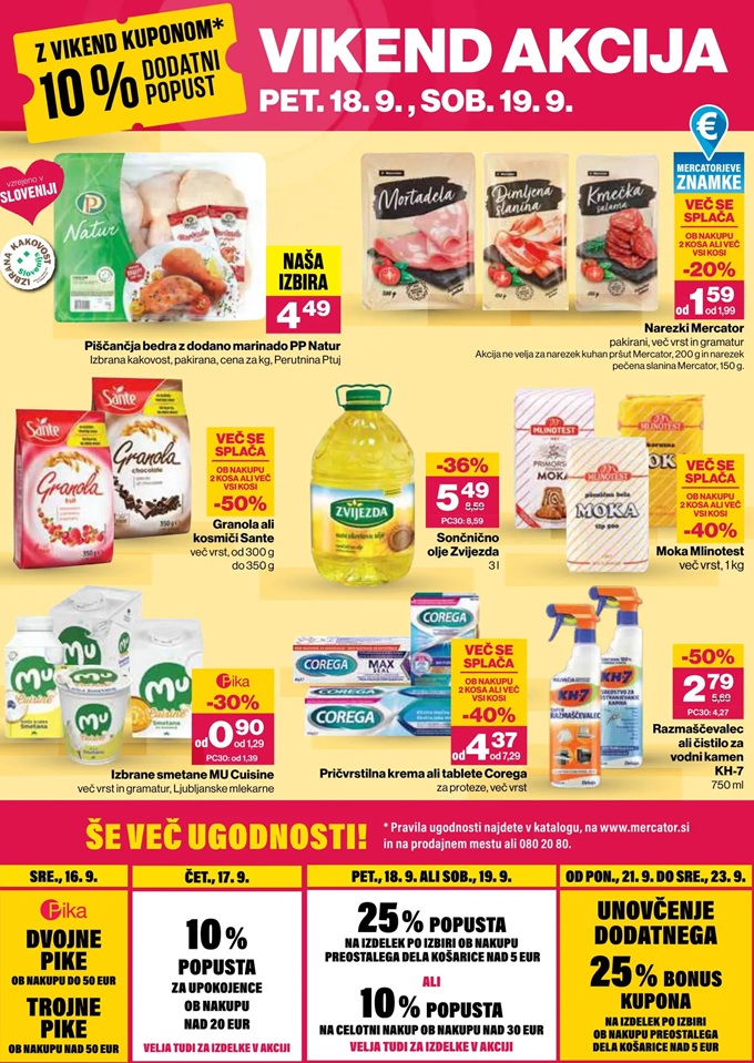 Mercator vikend akcija do 19.9.