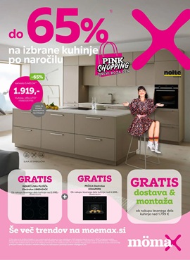 Momax katalog Do -65% na izbrane kuhinje po naročilu