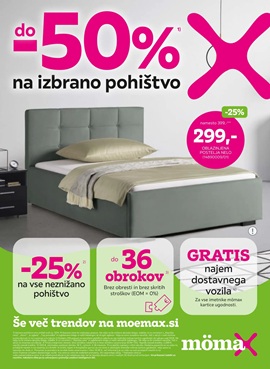 Momax katalog Do -50% na izbrano pohištvo
